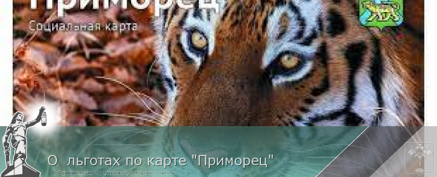 О  льготах по карте "Приморец" | Администрация муниципального округа город Партизанск Приморского края Официальный сайт